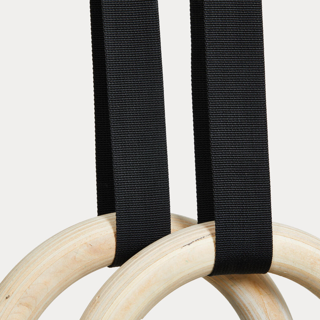 Cross Training Fitness Rings - Wood